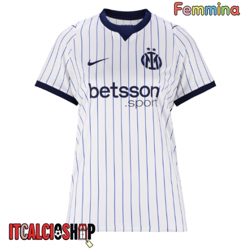 Inter Milan Lautaro Martinez #10 Seconda Maglia Femmina 2026-27 Manica Corta